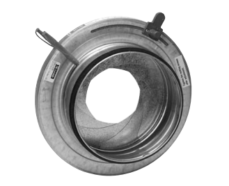 Lindab DIRU 125 带流量计的风门logo